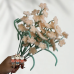 20 PCS * Handmade Pipe Cleaner Daisy Green Leaves Artificial Simulation Flower Indoor Home Desktop Party Wedding Decor