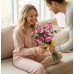 Exactly Same Gradient Pink Color Rose Making Kits As Tiktok Live Streaming Fuzzy Pipe Cleaner Chenille Stems DIY Craft Supplies