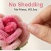 Exactly Same Gradient Pink Color Rose Making Kits As Tiktok Live Streaming Fuzzy Pipe Cleaner Chenille Stems DIY Craft Supplies