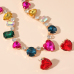 Women's colorful Fashion Wedding Jewelry Luxury Crystal Pearl Necklace/Earrings Ladies Jewelry Sets for Bridal Women's colorful Fashion Wedding Jewelry Luxury Crystal Pearl Necklace/Earrings Ladies Jewelry Sets for Bridal
