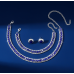 Women's Blue Color Fashion Wedding Jewelry Luxury Crystal Pearl Necklace/Earrings/Bracelet Ladies Jewelry Sets for Bridal Women's Blue Color Fashion Wedding Jewelry Luxury Crystal Pearl Necklace/Earrings/Bracelet Ladies Jewelry Sets for Bridal