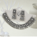 Women's Bohemia Necklace and Earrings Black Wedding Jewelrel Necklace /Earrings Ladies Jewelry Sets