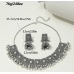 Women's Bohemia Necklace and Earrings Black Wedding Jewelrel Necklace /Earrings Ladies Jewelry Sets