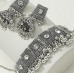 Women's Bohemia Necklace and Earrings Black Wedding Jewelrel Necklace /Earrings Ladies Jewelry Sets