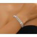 Women's Silver Color Fashion Wedding Jewelry Luxury Crystal Pearl Necklace/Earrings/Bracelet Ladies Jewelry Sets for Bridal