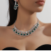 Women's Green Fashion Wedding Jewelry Luxury Crystal Pearl Necklace/Earrings Ladies Jewelry Sets for Bridal Women's Green Fashion Wedding Jewelry Luxury Crystal Pearl Necklace/Earrings Ladies Jewelry Sets for Bridal