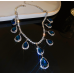 Women's Blue Fashion Wedding Jewelry Luxury Crystal Pearl Necklace/Earrings Ladies Jewelry Sets for Bridal Women's Blue Fashion Wedding Jewelry Luxury Crystal Pearl Necklace/Earrings Ladies Jewelry Sets for Bridal