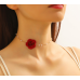 Gothic Elegant Rose Flower Clavicle Chain Necklace for Women Adjustable Sexy Choker Mariage Jewelry Gift Fashion Accessories