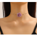 Gothic Elegant Rose Flower Clavicle Chain Necklace for Women Adjustable Sexy Choker Mariage Jewelry Gift Fashion Accessories