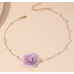 Gothic Elegant Rose Flower Clavicle Chain Necklace for Women Adjustable Sexy Choker Mariage Jewelry Gift Fashion Accessories
