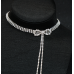 New Shiny Butterfly Necklace Ladies Exquisite Double Layer Clavicle Chain Necklace Jewelry for Ladies Gift