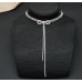 New Shiny Butterfly Necklace Ladies Exquisite Double Layer Clavicle Chain Necklace Jewelry for Ladies Gift