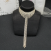 New Shiny Silver  Necklace Ladies Exquisite Clavicle Chain Necklace Jewelry for Ladies Gift