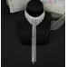 New Shiny Silver  Necklace Ladies Exquisite Clavicle Chain Necklace Jewelry for Ladies Gift