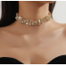 New Shiny Gold Necklace Ladies Exquisite Clavicle Chain Necklace Jewelry for Ladies Gift New Shiny Gold Necklace Ladies Exquisite Clavicle Chain Necklace Jewelry for Ladies Gift
