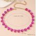 New Shiny Multicolor Heart Necklace Ladies Exquisite Clavicle Chain Necklace Jewelry for Ladies Gift New Shiny Multicolor Heart Necklace Ladies Exquisite Clavicle Chain Necklace Jewelry for Ladies Gift