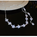 New Shiny Silver Flower Necklace Ladies Exquisite Clavicle Chain Necklace Jewelry for Ladies Gift