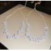 New Shiny Silver Flower Necklace Ladies Exquisite Clavicle Chain Necklace Jewelry for Ladies Gift