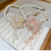 New White Pearl Flower Necklace Tassel Ladies Exquisite Clavicle Chain Necklace Jewelry for Ladies Gift New White Pearl Flower Necklace Tassel Ladies Exquisite Clavicle Chain Necklace Jewelry for Ladies Gift