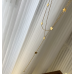 New Gold Star Necklace Double Tassel Ladies Exquisite Clavicle Chain Necklace Jewelry for Ladies Gift