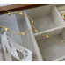 New Gold Star Necklace Double Tassel Ladies Exquisite Clavicle Chain Necklace Jewelry for Ladies Gift