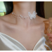 New White Pearl Butterfly Necklace Ladies Exquisite Clavicle Chain Necklace Jewelry for Ladies Gift