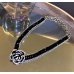 New Black Flower Necklace Ladies Exquisite Clavicle Chain Necklace Jewelry for Ladies Gift