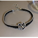 New Black Flower Necklace Ladies Exquisite Clavicle Chain Necklace Jewelry for Ladies Gift New Black Flower Necklace Ladies Exquisite Clavicle Chain Necklace Jewelry for Ladies Gift