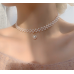 New White Pearl Three Layer Necklace Ladies Exquisite Clavicle Chain Necklace Jewelry for Ladies Gift New White Pearl Three Layer Necklace Ladies Exquisite Clavicle Chain Necklace Jewelry for Ladies Gift