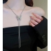 New Silver Pearl Butterfly Necklace Ladies Exquisite Clavicle Chain Necklace Jewelry for Ladies Gift