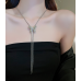 New Silver Pearl Butterfly Necklace Ladies Exquisite Clavicle Chain Necklace Jewelry for Ladies Gift