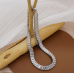 New Shiny Necklace Ladies Exquisite Double Layer Clavicle Chain Necklace Jewelry for Ladies Gift