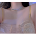 New Shiny Multicolor Necklace Ladies Exquisite Clavicle Chain Necklace Jewelry for Ladies Gift