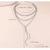 New Shiny Silver  Necklace Ladies Exquisite Clavicle Chain Necklace Jewelry for Ladies Gift