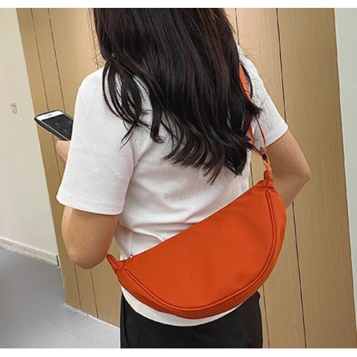 Red Summer Pleated Handlebags For Women Cloud Bags Leisure Armpit Bag Shopping Shoulder Bags Dumpling Handbag Female