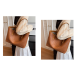 New Brown Fashion Casual Lingge Embroidered Scarf One Shoulder Small Square Bag Shoulder Strap Letter Printing Cross Body Women's Bag