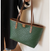New Green Fashion Casual Lingge Embroidered Scarf One Shoulder Small Square Bag Shoulder Strap Letter Printing Cross Body Women's Bag