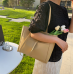 New Yellow Fashion Casual Lingge Shoulder Small Square Bag Shoulder Strap Letter Printing Cross Body Women's Bag