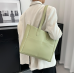 New Green Fashion Casual Lingge Shoulder Small Square Bag Shoulder Strap Letter Printing Cross Body Women's Bag
