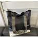 New Black Fashion Casual Lingge Shoulder Small Square Bag Shoulder Strap Letter Printing Cross Body Women's Bag