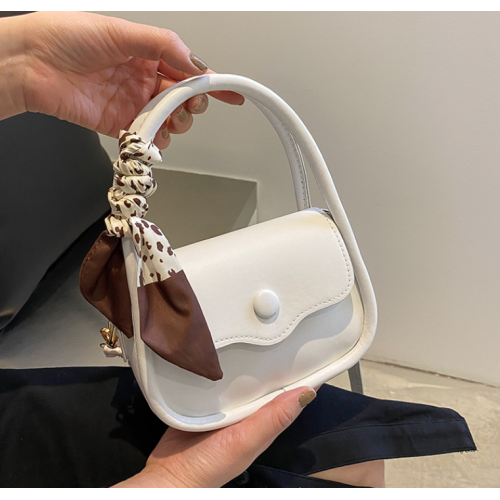 Newposs White Handbag Women's Buckle Decor Flap Purse Fashion PU Leather Crossbody high quality bag Bag