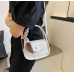 Newposs White Handbag Women's Buckle Decor Flap Purse Fashion PU Leather Crossbody high quality bag Bag
