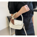 Newposs White Handbag Women's Buckle Decor Flap Purse Fashion PU Leather Crossbody high quality bag Bag