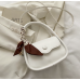 Newposs White Handbag Women's Buckle Decor Flap Purse Fashion PU Leather Crossbody high quality bag Bag