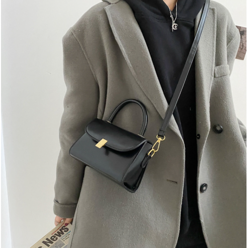 New Black Handbag Women's Buckle Decor Flap Purse Fashion PU Leather Crossbody high quality bag Bag New Black Handbag Women's Buckle Decor Flap Purse Fashion PU Leather Crossbody high quality bag Bag