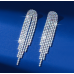 Sparkling Silver Women's Cubic Zirconia Stud Earrings Gorgeous Female Wedding Party Fashion Ear Piercing Accessories New Jewelry Sparkling Silver Women's Cubic Zirconia Stud Earrings Gorgeous Female Wedding Party Fashion Ear Piercing Accessories New Jewelry