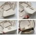 White Bags For Women Luxury Designer Brand Handbags And Purses 2024 New In PU Nubuck Sheet Metal Decoration Crossbody Bag Small