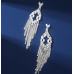 Sparkling Silver Women's Cubic Zirconia Stud Earrings Gorgeous Female Wedding Party Fashion Ear Piercing Accessories New Jewelry Sparkling Silver Women's Cubic Zirconia Stud Earrings Gorgeous Female Wedding Party Fashion Ear Piercing Accessories New Jewelry