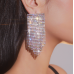 Sparkling gold Women's Cubic Zirconia Stud Earrings Gorgeous Female Wedding Party Fashion Ear Piercing Accessories New Jewelry