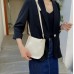 White PU Leather Fashion Design Crossbody Bags For Women Summer Travel Shoulder Bags Large Capacity Handbags and Purse Armpit Hobo Bag